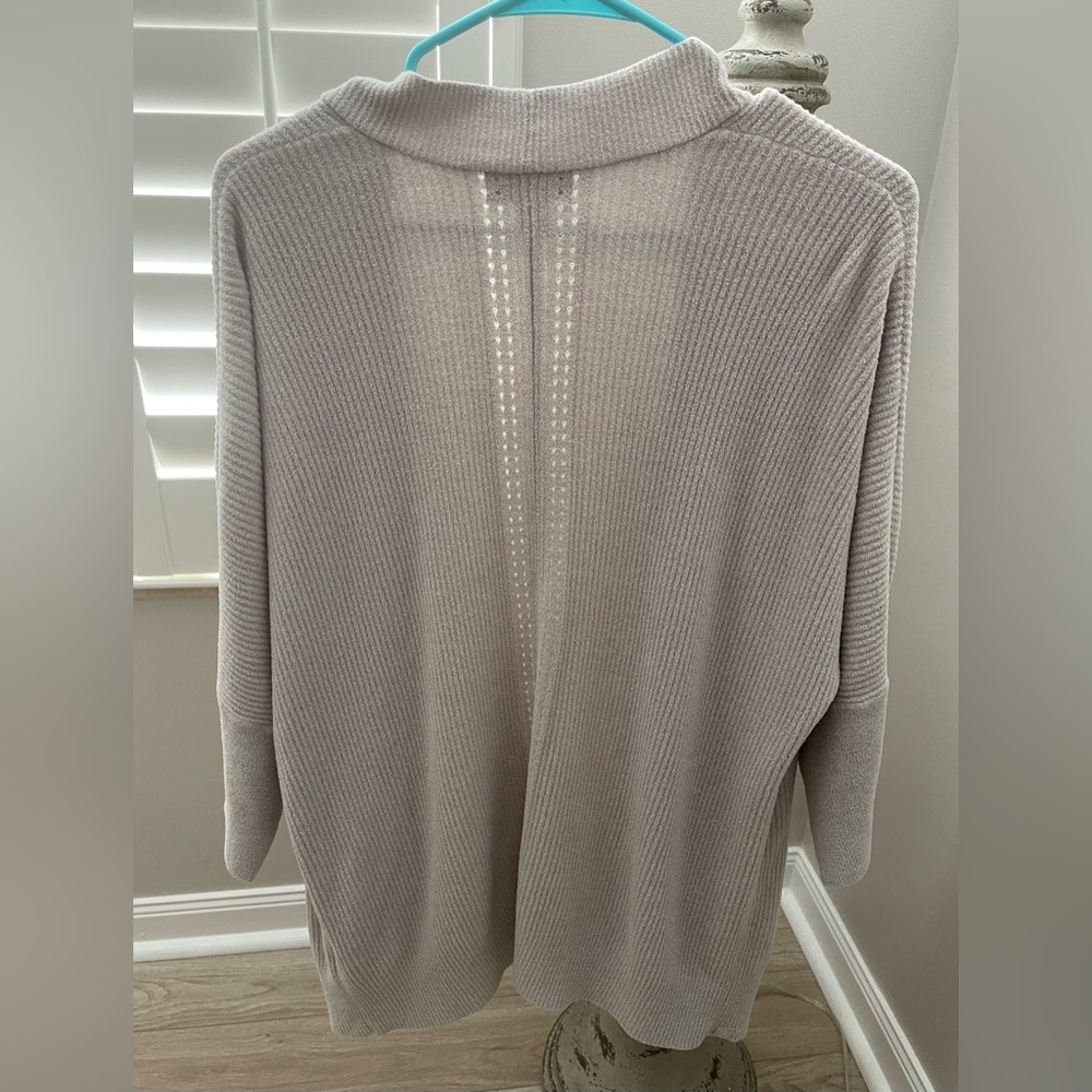 Barefoot Dreams Cozy Chic Ultra Lite Dolman Ribbed Cardigan Sz. L BDWCU21842 - Picture 3 of 8